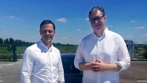 NE ZNAM KOJI JE JARE, A KOJI PAJA.... Vučić i Mali na mestu koje će Srbiji i Beogradu doneti ogromne šanse i mnogo posla (FOTO)