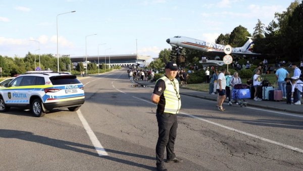 СНИМАК НАПАДА НА МОЛДАВСКОМ АЕРОДРОМУ: Одјекују пуцњи, полиција направила заседу, откривено ко је убица (ВИДЕО)