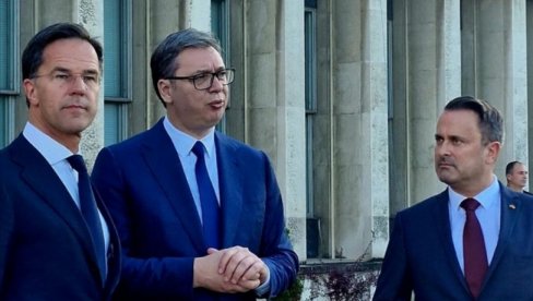 PRED NAMA SU VAŽNI RAZGOVORI O KRIZI NA KiM: Vučić dočekao Rutea i Betela (FOTO)