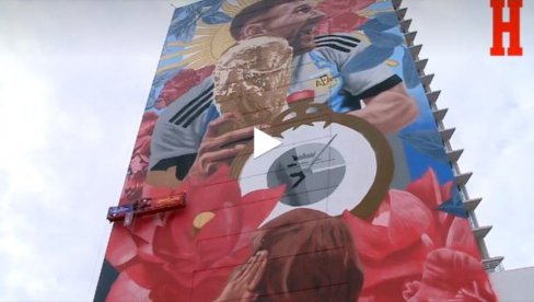U ARGENTINI OSVANUO DŽINOVSKI MURAL POSVEĆEN MESIJU: Veličina impresivna U ARGENTINI OSVANUO DŽINOVSKI MURAL POSVEĆEN MESIJU: Veličina impresivna