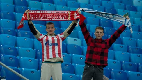 KAD BRAĆA ZAGRME: Evo šta su Rusi skandirali na meču Zenit - Crvena zvezda