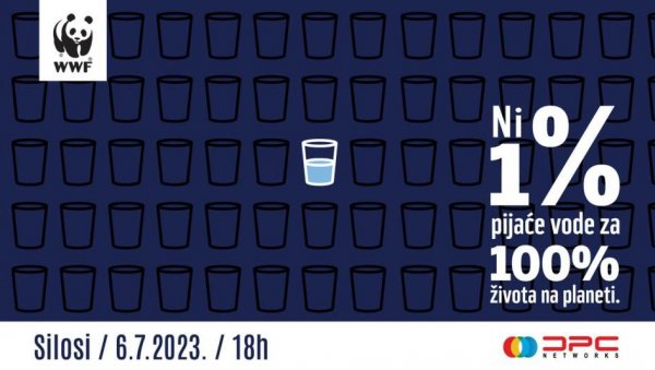 НИ 1% ПИЈАЋЕ ВОДЕ ЗА 100% ЖИВОТА НА ПЛАНЕТИ: WWF Adria организује футуристичку изложбу и специјални перформанс НИ 1% ПИЈАЋЕ ВОДЕ ЗА 100% ЖИВОТА НА ПЛАНЕТИ: WWF Adria организује футуристичку изложбу и специјални перформанс