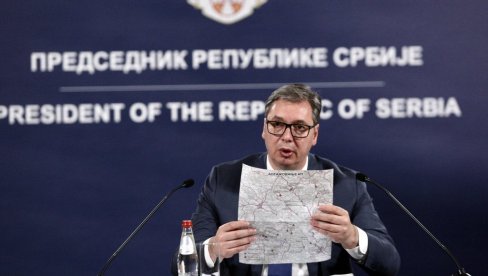 VUČIĆ U PROGRAMU UŽIVO POKAZAO MAPU: Ovo su sve tačke koje su zauzeli na severu da dodatno zastraše Srbe VUČIĆ U PROGRAMU UŽIVO POKAZAO MAPU: Ovo su sve tačke koje su zauzeli na severu da dodatno zastraše Srbe