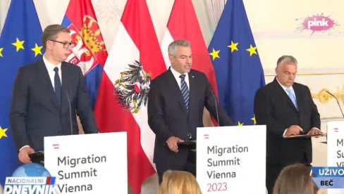 VELIKA ZAHVALNOST SRBIJI USRED BEČA Nehamer: Uspeli smo da smanjimo ilegalne migracije zbog poteza Srbije VELIKA ZAHVALNOST SRBIJI USRED BEČA Nehamer: Uspeli smo da smanjimo ilegalne migracije zbog poteza Srbije