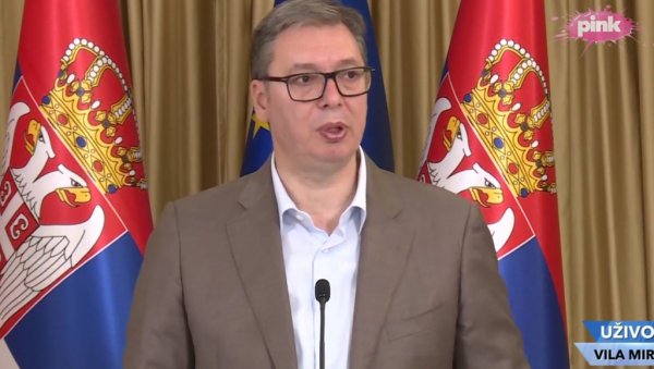 ВУЧИЋ: За мене и нас је најважније да сачувамо мир ВУЧИЋ: За мене и нас је најважније да сачувамо мир