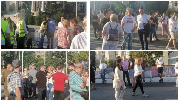 ПОЛИТИЧКИ ПРОТЕСТИ У БЕОГРАДУ: Почели код Скупштине, завршили окупљање у Деспота Стефана (ФОТО) ПОЛИТИЧКИ ПРОТЕСТИ У БЕОГРАДУ: Почели код Скупштине, завршили окупљање у Деспота Стефана (ФОТО)