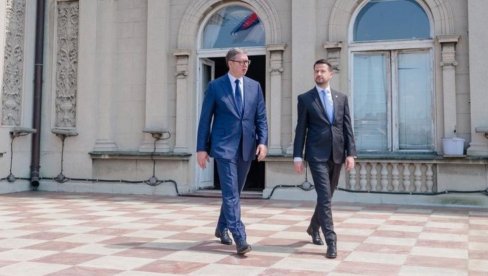 SRBIJA ZA NAS NIJE SAMO EKONOMSKI PARTNER, VEĆ MNOGO VIŠE OD TOGA: Milatović zahvalio Vučiću na gostoprimstvu (FOTO) SRBIJA ZA NAS NIJE SAMO EKONOMSKI PARTNER, VEĆ MNOGO VIŠE OD TOGA: Milatović zahvalio Vučiću na gostoprimstvu (FOTO)