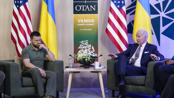 БАЈДЕН ПОРУЧИО ИЗ ВИЛЊУСА: Подршка Украјини трајаће дуго у будућности, Зеленски - Захвални смо на помоћи БАЈДЕН ПОРУЧИО ИЗ ВИЛЊУСА: Подршка Украјини трајаће дуго у будућности, Зеленски - Захвални смо на помоћи