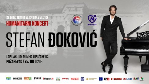 KLAVIRSKI KONCERT SETFANA ĐOKOVIĆA: Ciklus „Sa Mozzartom na krilima muzike zakazan u Požarevcu za 25. jul