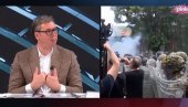 СВЕ ИМ ТРИКОВЕ ЧИТАМ УНАПРЕД Вучић: Хоће ли сада 25 посто мање да нас бију када повуку 25 одсто специјалаца?