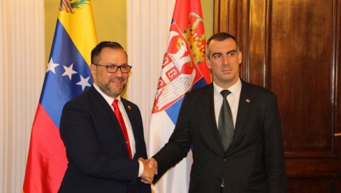 ORLIĆ SA MINISTROM VENECUELE: Srbija je na strani međunarodnog prava ORLIĆ SA MINISTROM VENECUELE: Srbija je na strani međunarodnog prava