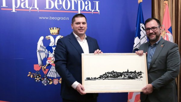 ТЕСЛА У КАРАКАС, БОЛИВАР У БЕОГРАД Званичнике из Венецуеле у Старом двору угостио председник Скупштине Београда Никола Никодијевић ТЕСЛА У КАРАКАС, БОЛИВАР У БЕОГРАД Званичнике из Венецуеле у Старом двору угостио председник Скупштине Београда Никола Никодијевић