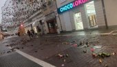 АПОКАЛИПТИЧНИ ПРИЗОРИ У БАЊАЛУЦИ: Невреме лупало и кидало цвеће, дрвеће и кровове (ФОТО)
