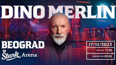 DINO MERLIN DOLAZI PONOVO U BEOGRAD: Zvanično najavio koncert u Areni DINO MERLIN DOLAZI PONOVO U BEOGRAD: Zvanično najavio koncert u Areni