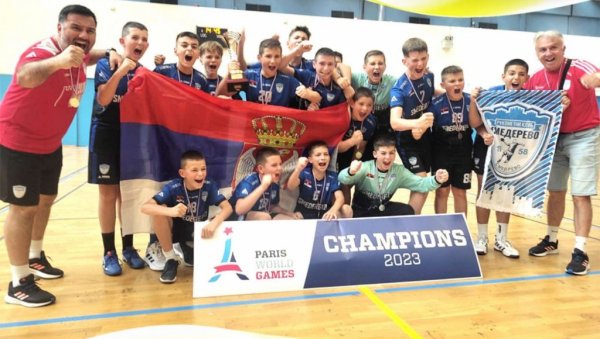 PARIS WORLD GAMES: Дечаци РК Смедерева шампиони турнира PARIS WORLD GAMES: Дечаци РК Смедерева шампиони турнира