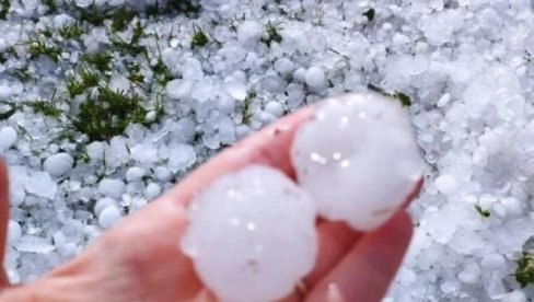 GRAD VELIČINE ORAHA U POŽEGI: Nevreme zahvatilo zapadni deo Srbije