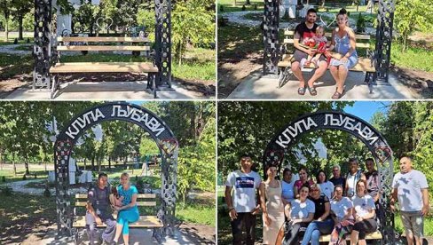 KLUPA LJUBAVI U SEFKERINU: Meštani inicirali da se napravi mesto za fotografisanje mladenaca i turista KLUPA LJUBAVI U SEFKERINU: Meštani inicirali da se napravi mesto za fotografisanje mladenaca i turista