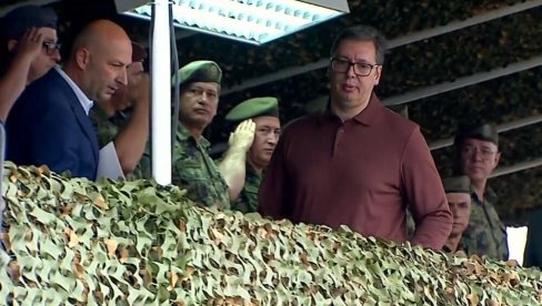 VUČIĆ SUTRA U KOMPLEKSU PASULJANSKE LIVADE: Predsednik prisustvuje vojnoj vežbi Vatreni udar 2024 VUČIĆ SUTRA U KOMPLEKSU PASULJANSKE LIVADE: Predsednik prisustvuje vojnoj vežbi Vatreni udar 2024