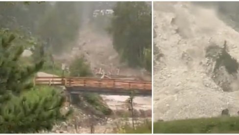 HAOS U ITALIJI: Nevreme izazvalo veliki odron, bujice nose sve pred sobom (VIDEO) HAOS U ITALIJI: Nevreme izazvalo veliki odron, bujice nose sve pred sobom (VIDEO)