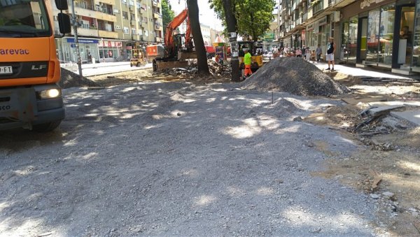 Уклоњена фонтана у центру Пожаревца Уклоњена фонтана у центру Пожаревца