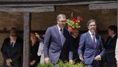 VUČIĆ SA PENDAROVSKIM U PROHORU PČINJSKOM: Imamo bratske odnose, verujem da će se oni razvijati (VIDEO)