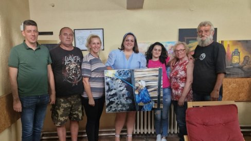 NAGRADILI I PENZIONERE: Likovnom kolonijom počelo obeležanjedana rudara u Resavici (FOTO) NAGRADILI I PENZIONERE: Likovnom kolonijom počelo obeležanjedana rudara u Resavici (FOTO)
