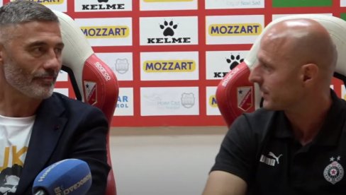 KOLEGA... Igor Duljaj je morao ovo da kaže treneru Vojvodine, Radoslavu Bataku, posle pobede Partizana u Novom Sadu KOLEGA... Igor Duljaj je morao ovo da kaže treneru Vojvodine, Radoslavu Bataku, posle pobede Partizana u Novom Sadu