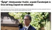 KAKO RUSI VIDE VUČIĆEV PORTRET U NEMAČKOM ŠPIGLU: Kriv je za radove u Hramu, što ne rešava RS, za izbore u Crnoj Gori...