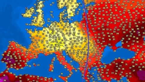ХЛАДНИ ФОРНТ ПОДЕЛИО ЕВРОПУ: У једном делу поплаве и олује, а у другом температуре и до 40 степени ХЛАДНИ ФОРНТ ПОДЕЛИО ЕВРОПУ: У једном делу поплаве и олује, а у другом температуре и до 40 степени