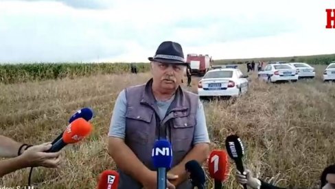 VIDEO SAM AVION, MAHAO PILOTU Ispovest čoveka kraj čije njive se srušila letelica: Dim je bio gust, video se na dva mesta (VIDEO) VIDEO SAM AVION, MAHAO PILOTU Ispovest čoveka kraj čije njive se srušila letelica: Dim je bio gust, video se na dva mesta (VIDEO)