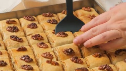 BAKLAVA ŠTRUDLICE – očaravajuća starinska tradicionalna poslastica