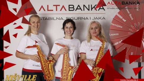 ALTA Banka je ponosni sponzor Nišville Jazz Festivala! ALTA Banka je ponosni sponzor Nišville Jazz Festivala!