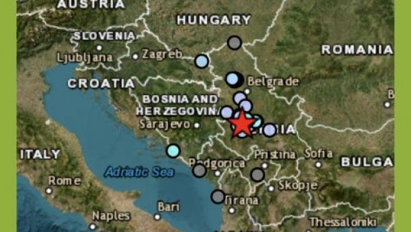 ЗЕМЉОТРЕС У СРБИЈИ: Тресло се код Краљева ЗЕМЉОТРЕС У СРБИЈИ: Тресло се код Краљева