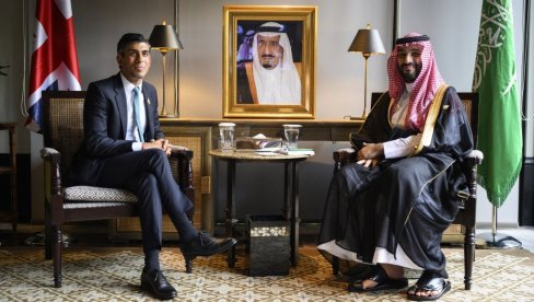 BILATERALNA SARADNJA: Razgovarali Sunak i saudijski prestolonaslednik Mohamed bin Salman BILATERALNA SARADNJA: Razgovarali Sunak i saudijski prestolonaslednik Mohamed bin Salman