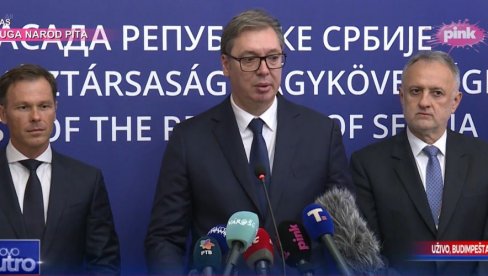 VUČIĆ SE OBRATIO IZ MAĐARSKE: Glavna tema razgovora sa Orbanom veliki projekti - Pruge, gas i stadioni