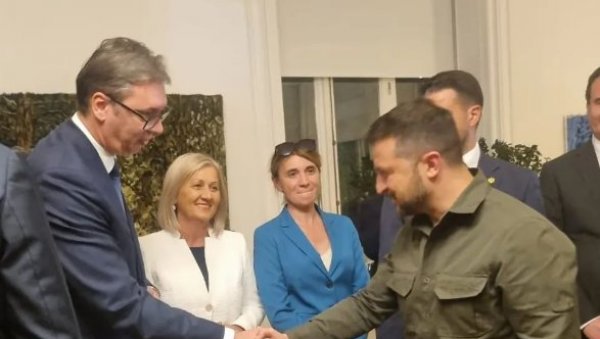 ПОЧЕО САСТАНАК ВУЧИЋА И ЗЕЛЕНСКОГ: Током дана састанци са Мицотакисом и Милатовићем ПОЧЕО САСТАНАК ВУЧИЋА И ЗЕЛЕНСКОГ: Током дана састанци са Мицотакисом и Милатовићем