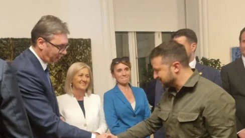 VUČIĆ SE SUSREO SA ZELENSKIM: Predsednik postavio fotografiju na Instagramu