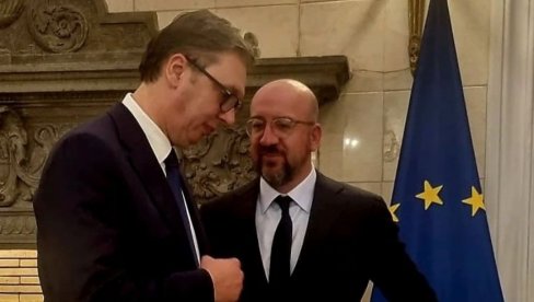 VUČIĆ I MIŠEL: Imali smo dug i dobar razgovor VUČIĆ I MIŠEL: Imali smo dug i dobar razgovor