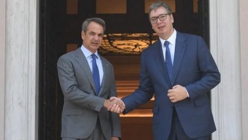VUČIĆ SA MICOTAKISOM: Grčka neće promeniti stav o Kosovu i Metohiji (FOTO) VUČIĆ SA MICOTAKISOM: Grčka neće promeniti stav o Kosovu i Metohiji (FOTO)