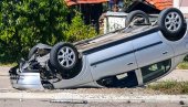 TRI SAOBRAĆAJKE U ZAJEČARU: Povređen biciklista; sudarili se “pauk” i putnički auto