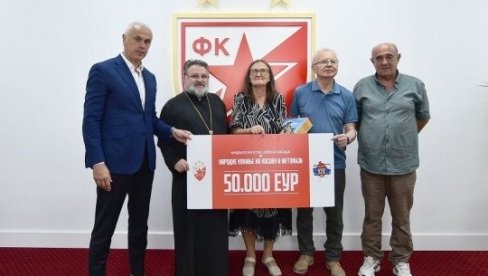 ZVEZDO, BRAVO! Crveno-beli donirali 50.000 evra narodnim kuhinjama na Kosovu i Metohiji ZVEZDO, BRAVO! Crveno-beli donirali 50.000 evra narodnim kuhinjama na Kosovu i Metohiji