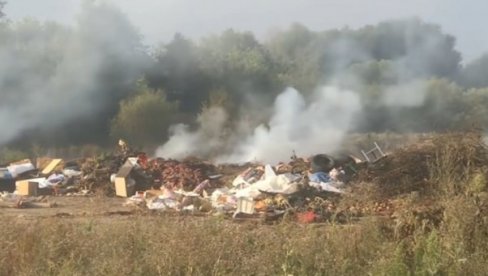BERANE GUŠI DIM I SMRAD Drama na levoj obali Lima, gori divlja deponija BERANE GUŠI DIM I SMRAD Drama na levoj obali Lima, gori divlja deponija