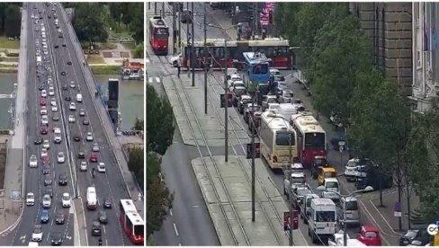 KRAJ ODMORA I LOŠE VREME DONELI GUŽVE: Kolone automobila u nekoliko beogradskih ulica, ako možete, zaobiđite ih KRAJ ODMORA I LOŠE VREME DONELI GUŽVE: Kolone automobila u nekoliko beogradskih ulica, ako možete, zaobiđite ih
