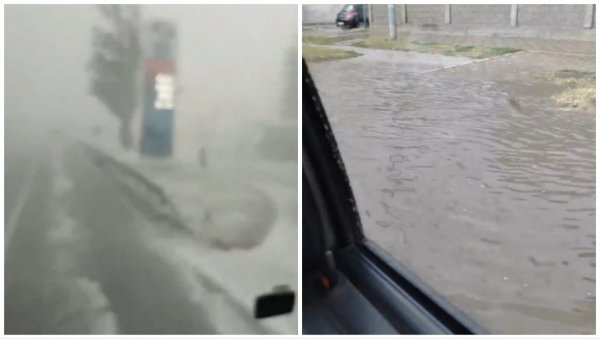 СУПЕРЋЕЛИЈСКА ОЛУЈА СЕ СРУЧИЛА НА ВОЈВОДИНУ: Рума окована ледом, метеоролози страхују од торнада (ВИДЕО) СУПЕРЋЕЛИЈСКА ОЛУЈА СЕ СРУЧИЛА НА ВОЈВОДИНУ: Рума окована ледом, метеоролози страхују од торнада (ВИДЕО)