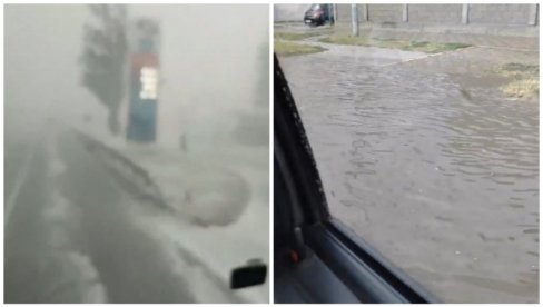 SUPERĆELIJSKA OLUJA SE SRUČILA NA VOJVODINU: Ruma okovana ledom, meteorolozi strahuju od tornada (VIDEO)