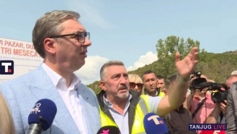 PUT NOVI PAZAR ‒ RAŠKA KAO PISTA: Predsednik zadovoljan - Rekonstrukcija završena čak tri meseca pre roka PUT NOVI PAZAR ‒ RAŠKA KAO PISTA: Predsednik zadovoljan - Rekonstrukcija završena čak tri meseca pre roka