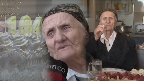 BAKA ZORKA IMA 104 GODINE: Bez rakije ne mogu da živim (VIDEO)