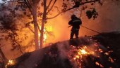 NEUSTRAŠIVI SRPSKI VATROGASCI: Pogledajte kako se naši heroji bore protiv vatrene stihije koja guta Grčku (FOTO)