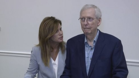 LEKAR ODOBRIO MEKONELU NASTAVAK RADA: Lider republikanaca u američkom Senatu nije progovorio 30 sekundi tokom obraćanja medijima LEKAR ODOBRIO MEKONELU NASTAVAK RADA: Lider republikanaca u američkom Senatu nije progovorio 30 sekundi tokom obraćanja medijima