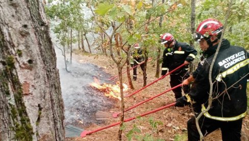 СРПСКИ ХЕРОЈИ НЕ ОДУСТАЈУ: Наши ватрогасци осми дан помажу грчком народу у гашењу пожара (ФОТО)